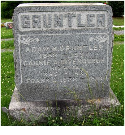 Adam Gruntler was the brother of my 3rd Great Grandmother.