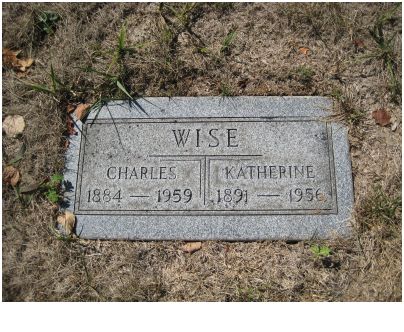 Charles Joseph Wise and Katherine Landgraf Wise Headstone